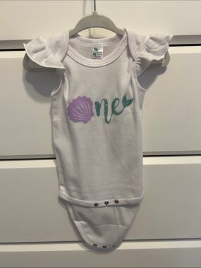 One year old Mermaid onesie